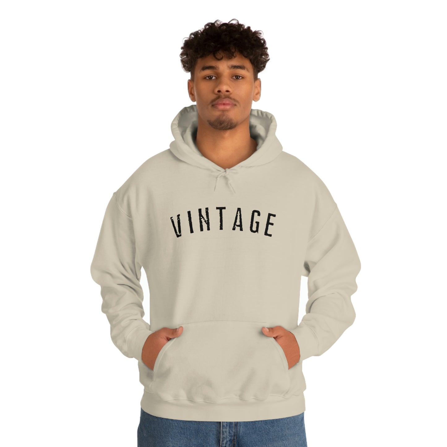 "Vintage" Unisex Hooded Sweatshirt