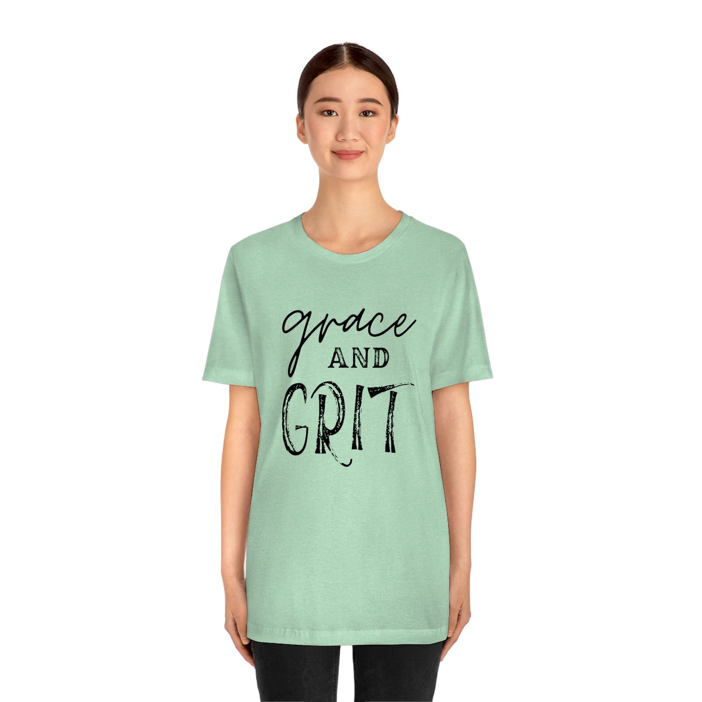 "Grace and Grit" Unisex Jersey Short Tee