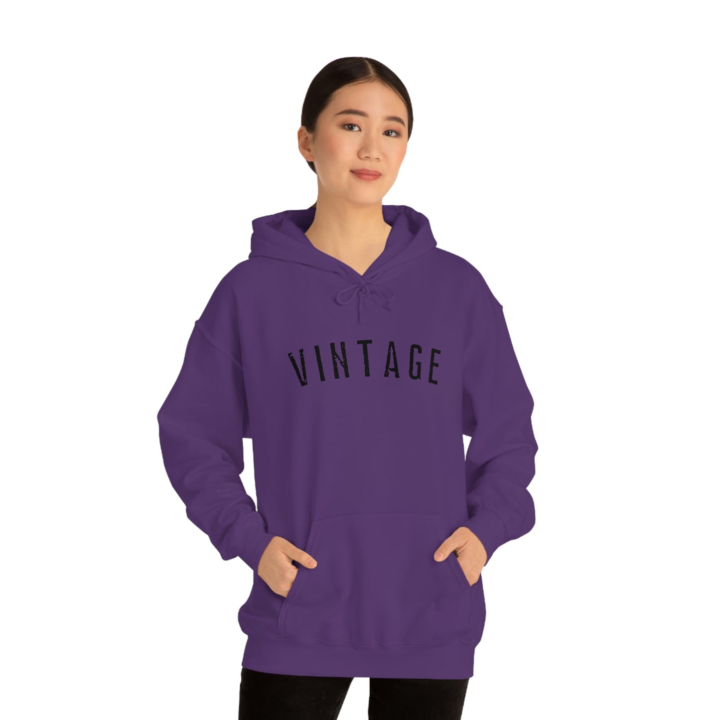 "Vintage" Unisex Hooded Sweatshirt