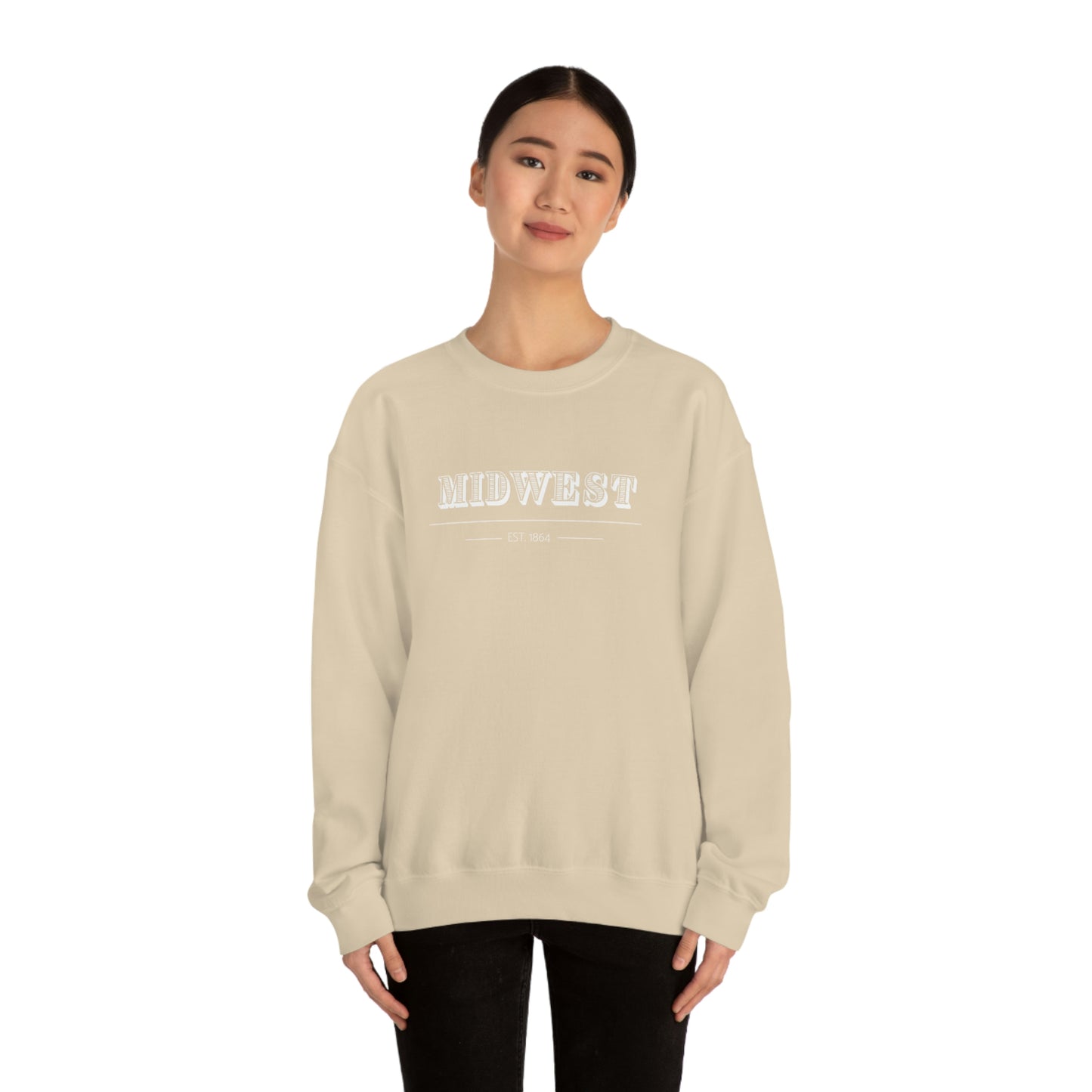 "Midwest" Unisex Heavy Blend™ Crewneck Sweatshirt