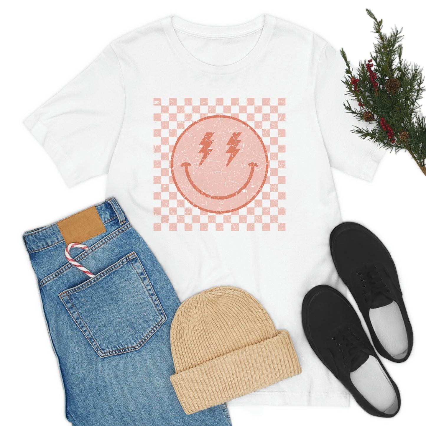 "Smiley" Bella Canvas Short Sleeve Tee