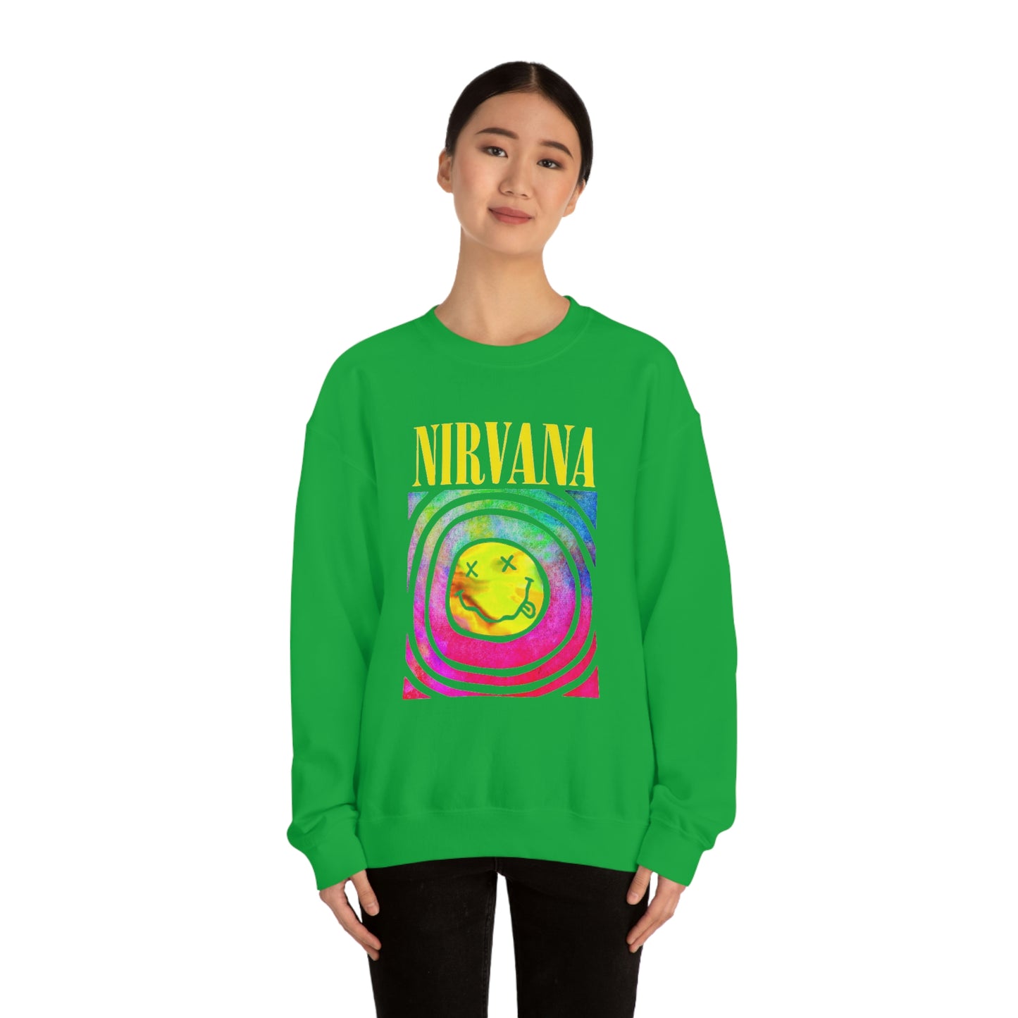 "Nirvana" Graphic Crewneck Sweatshirt