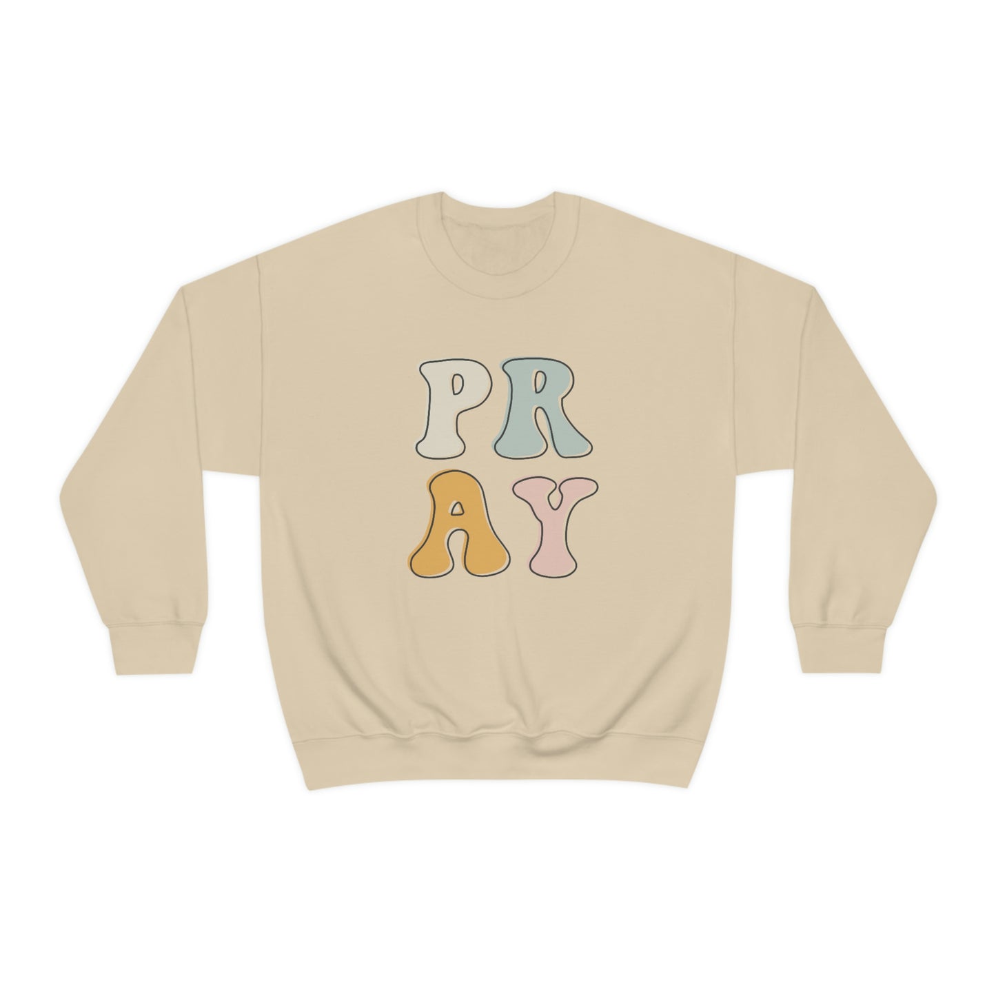 "Pray" Unisex Heavy Blend™ Crewneck Sweatshirt