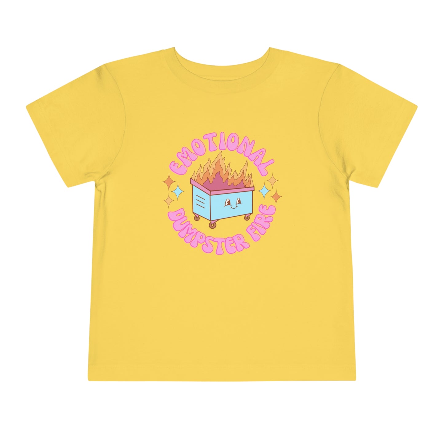 "Emotional Dumpster Fire" Toddler Short Sleeve Tee (2T-5T)