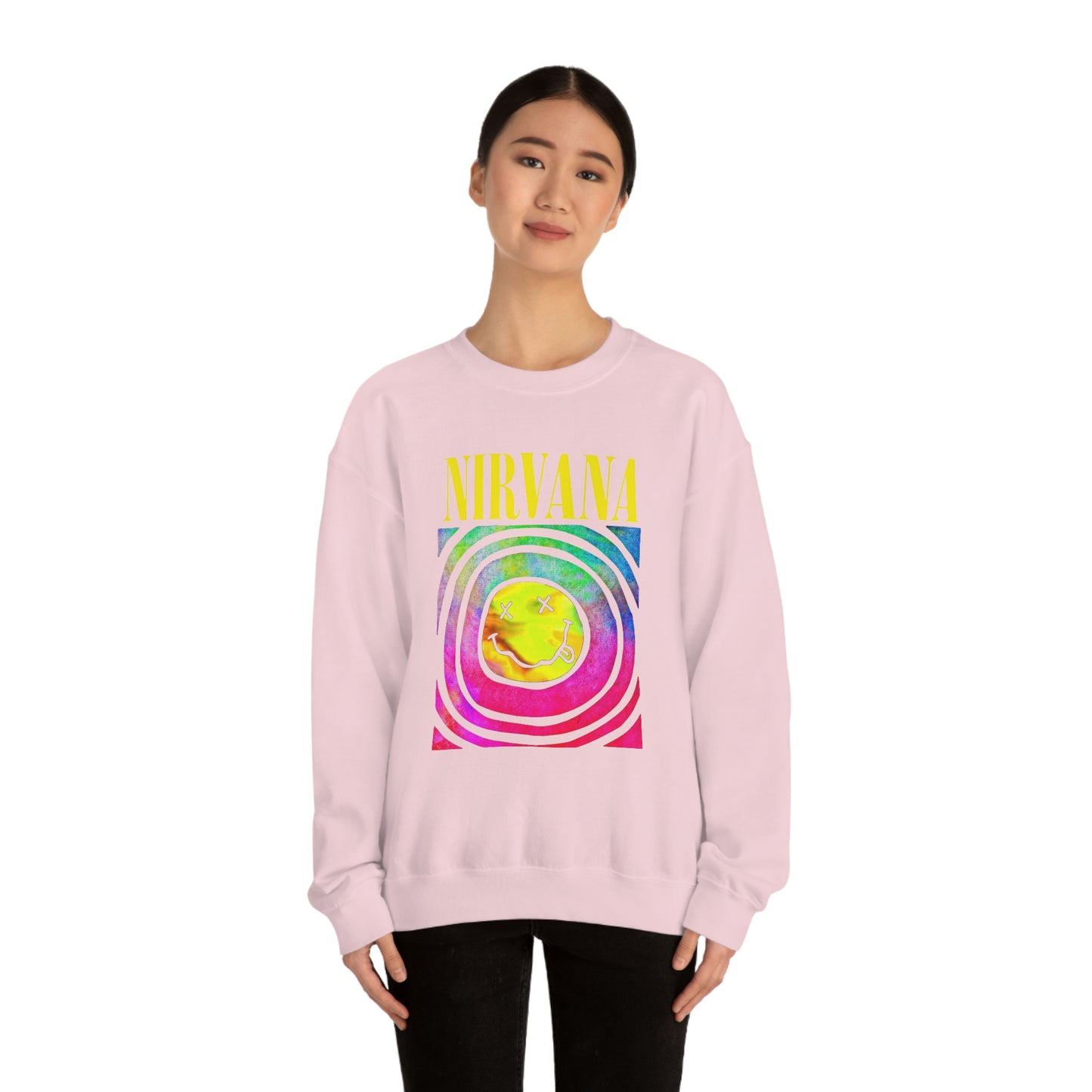 "Nirvana" Graphic Crewneck Sweatshirt