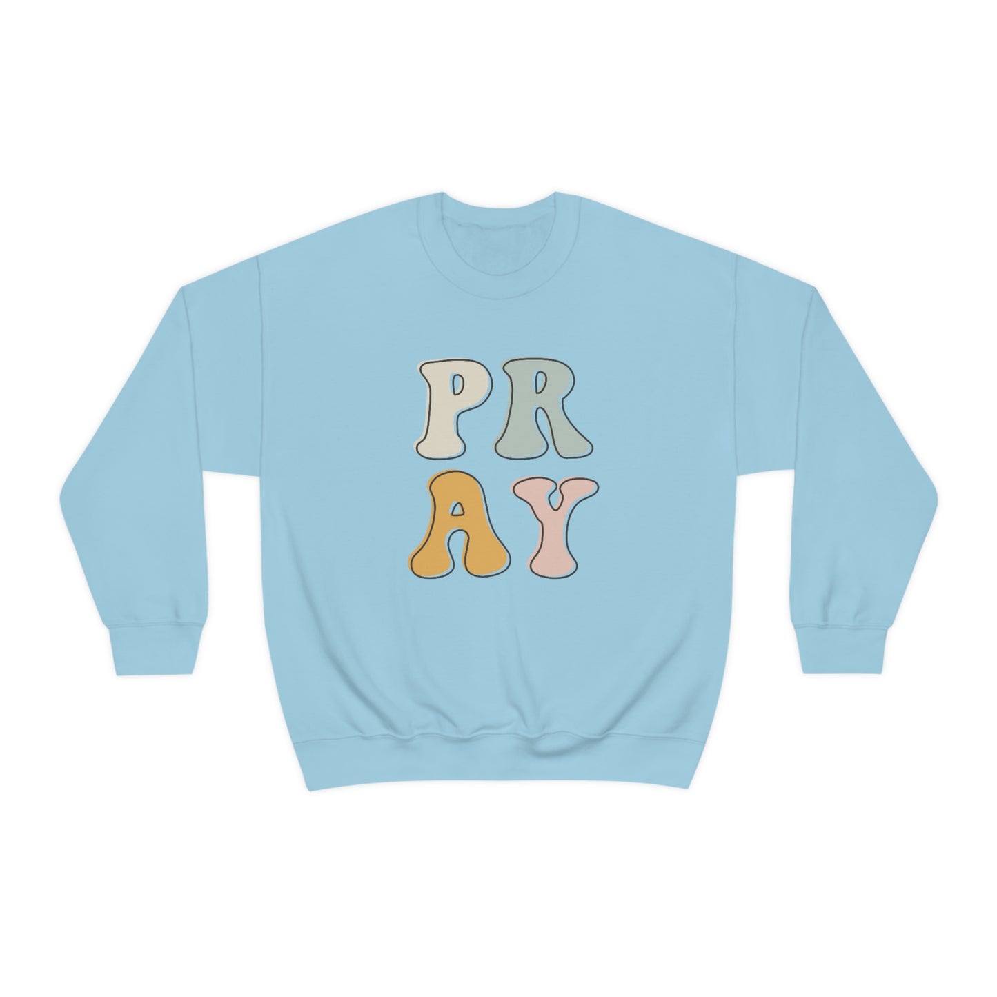 "Pray" Unisex Heavy Blend™ Crewneck Sweatshirt