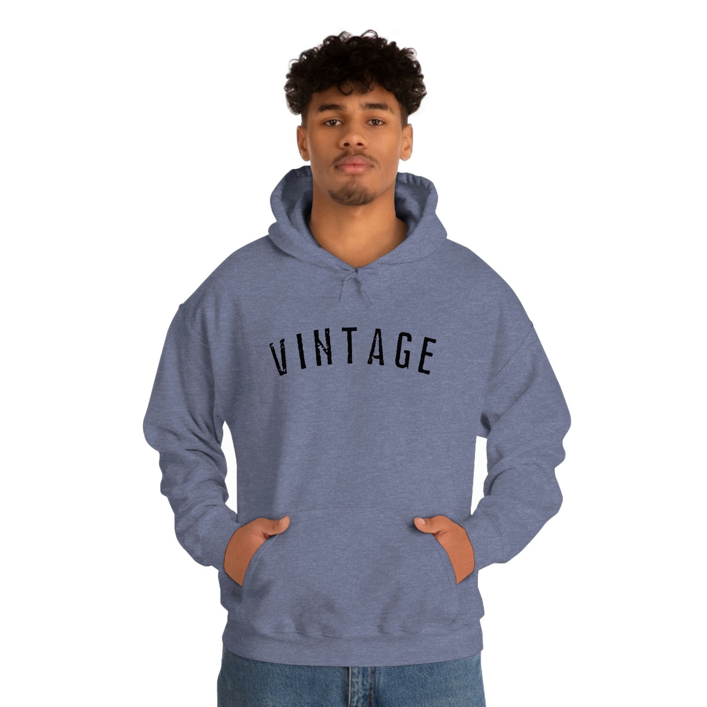 "Vintage" Unisex Hooded Sweatshirt