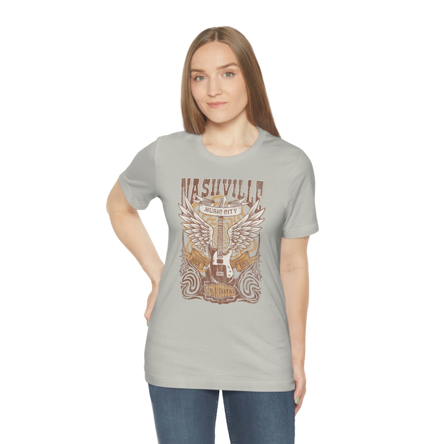 "Nashville Music City" Bella Canvas Unisex Jersey Short Sleeve Tee