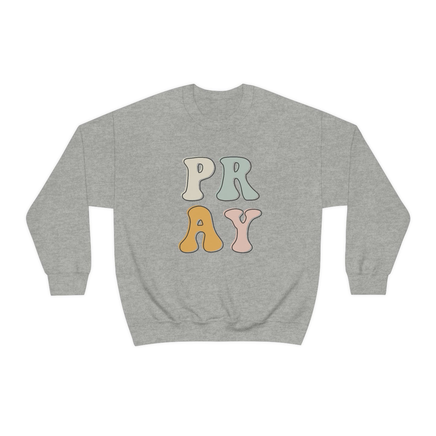 "Pray" Unisex Heavy Blend™ Crewneck Sweatshirt