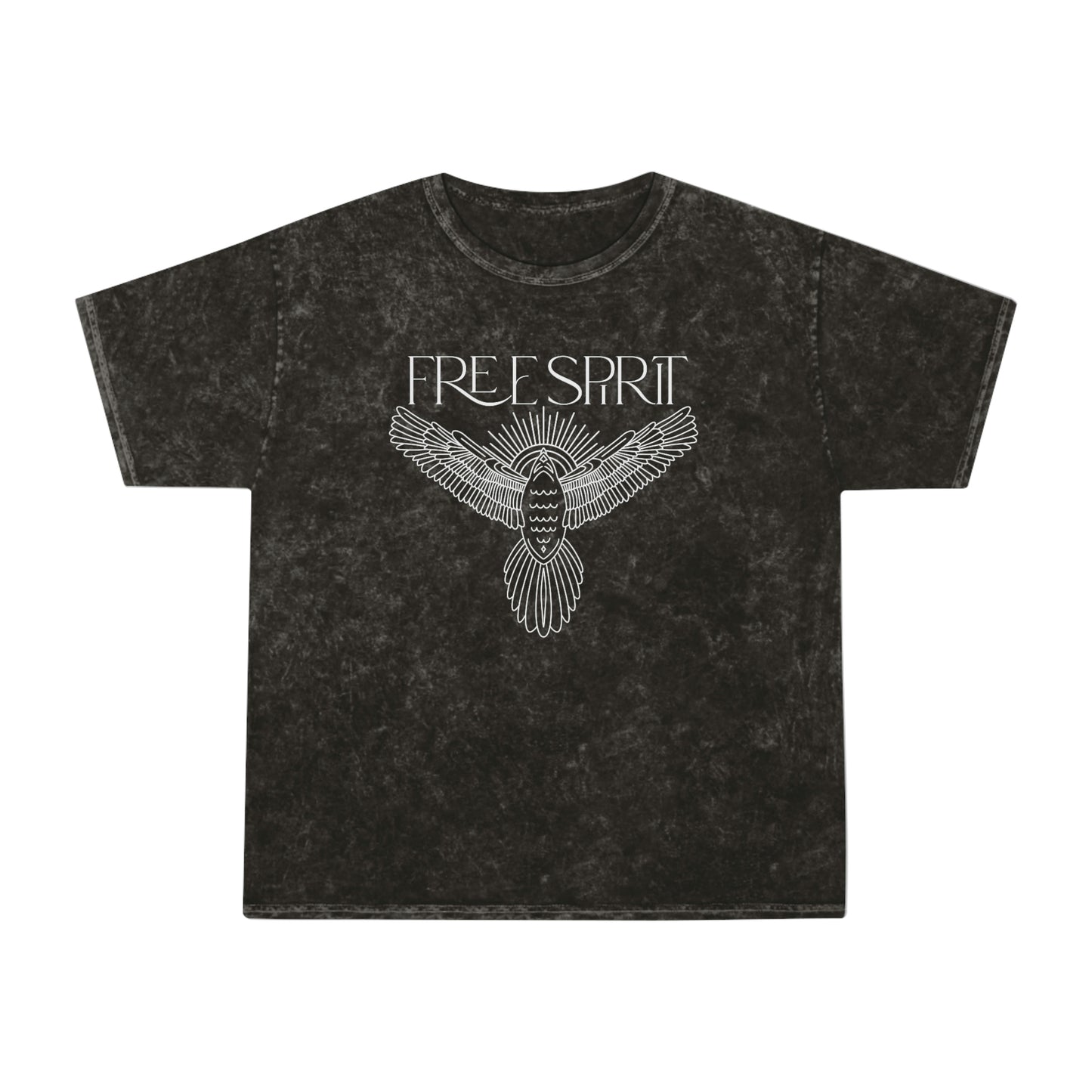 "Free Spirit" Unisex Mineral Wash T-Shirt