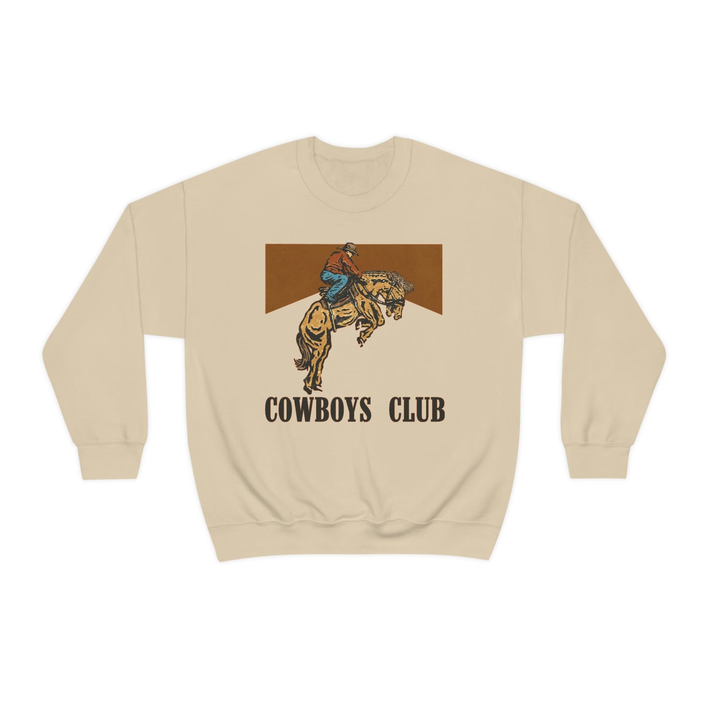 "Cowboy Club" Unisex Heavy Blend™ Crewneck Sweatshirt