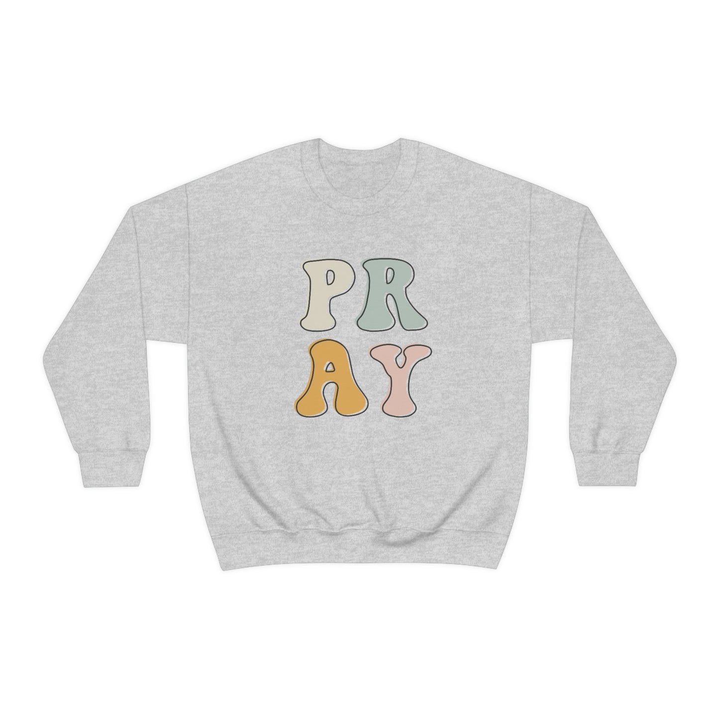 "Pray" Unisex Heavy Blend™ Crewneck Sweatshirt