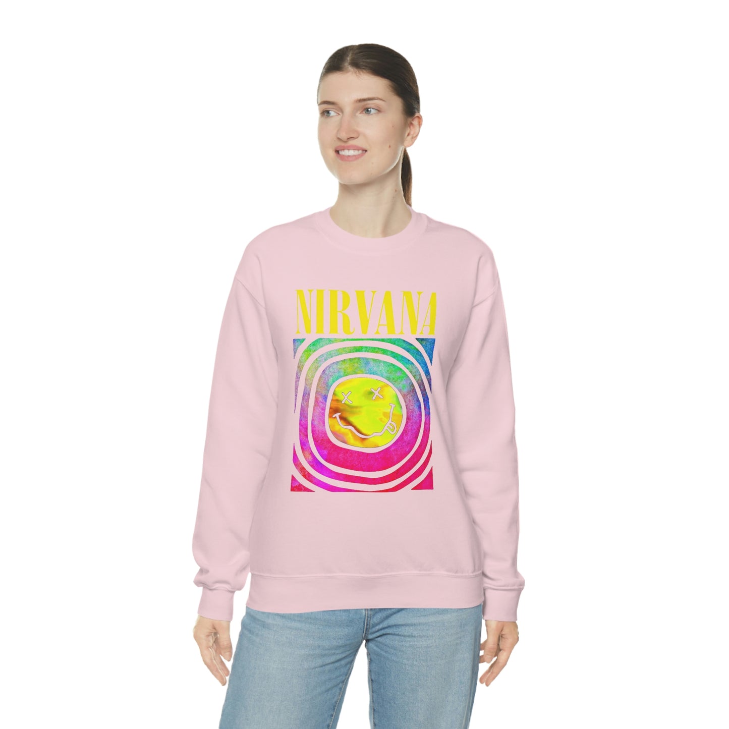 "Nirvana" Graphic Crewneck Sweatshirt