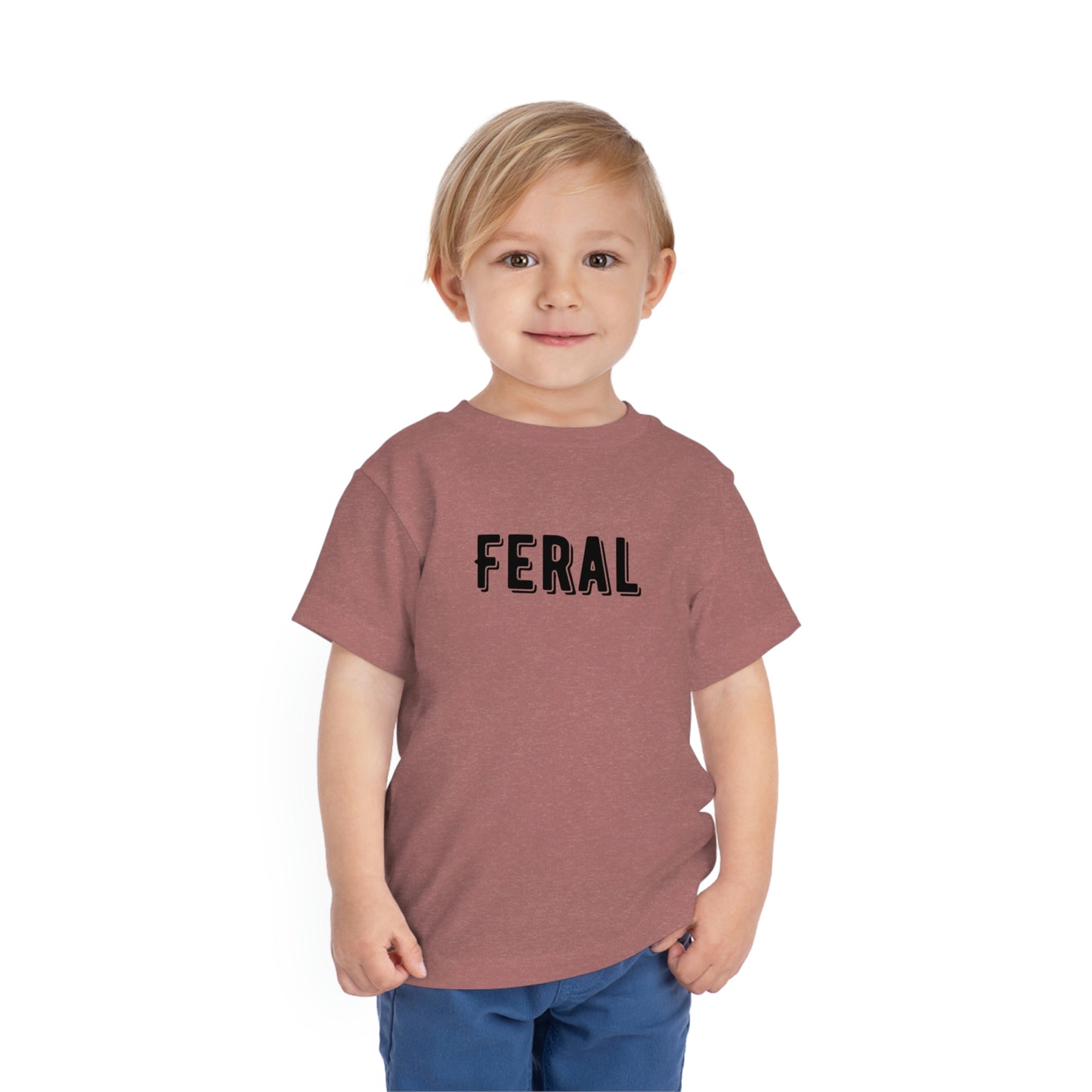 "Feral" Toddler Short Sleeve Tee (2T-5T)