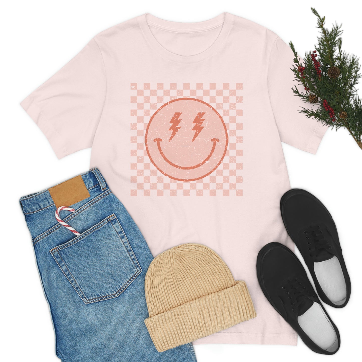 "Smiley" Bella Canvas Short Sleeve Tee