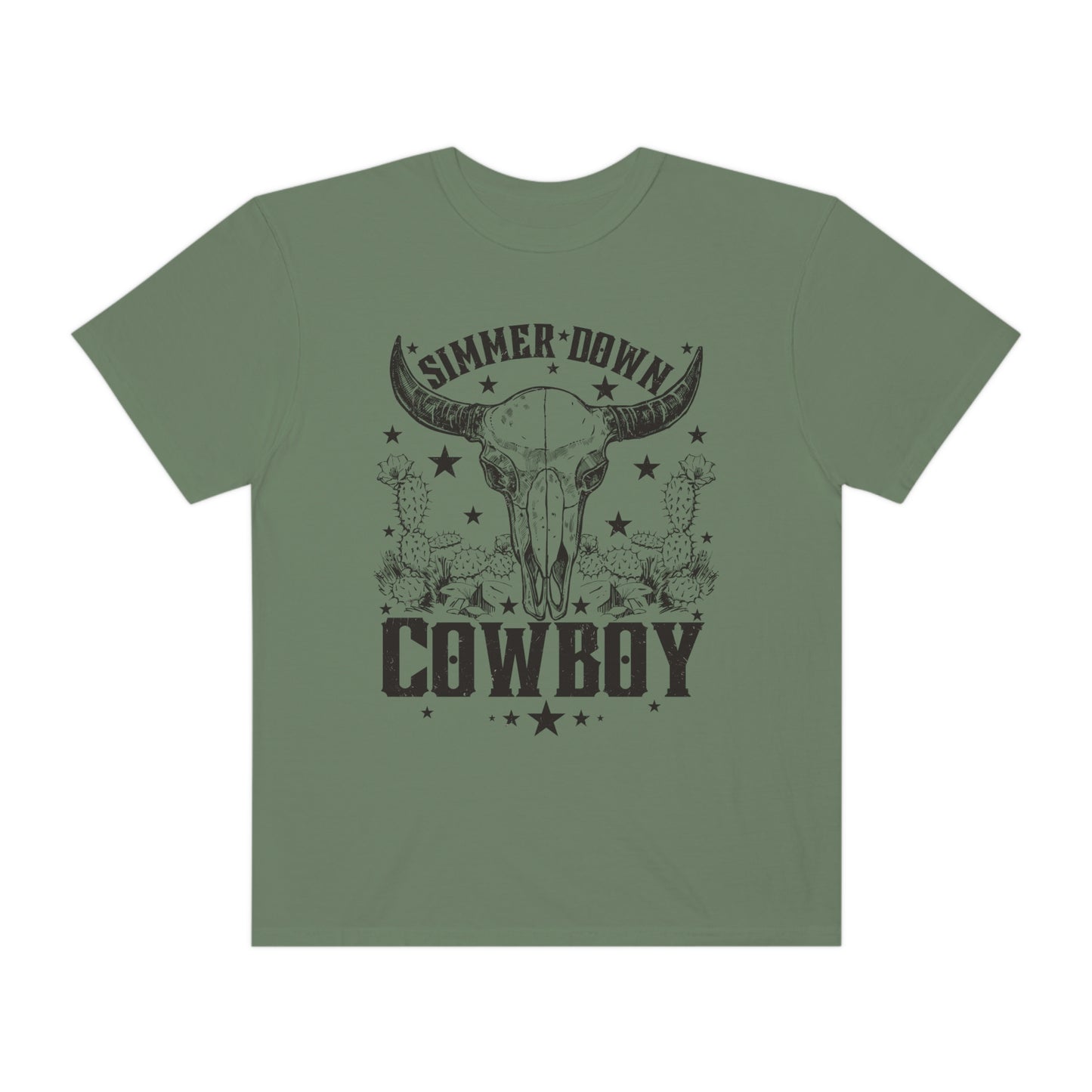 "Simmer Down Cowboy" Comfort Colors Unisex Graphic T-shirt
